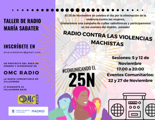 María Sabater: Taller de Radio contra las Violencias Machistas