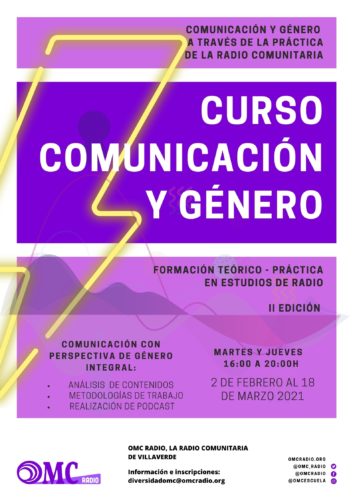 II Edición Curso Género y Comunicación
