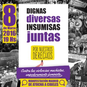 Escucha o descarga la lectura del manifiesto #8M – Movilización en Madrid