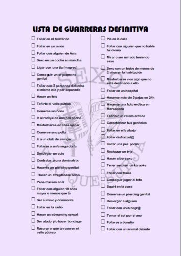 Programa 73: 50 sombras guarreras. La lista de guarrerias definitiva