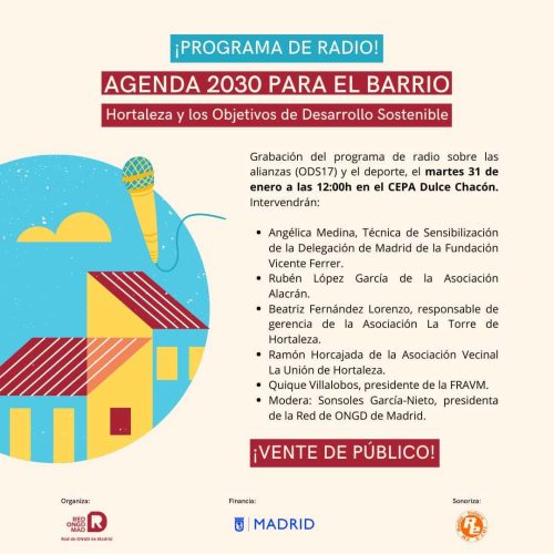 ¿Qué podemos hacer desde nuestros barrios con la Agenda 2030?