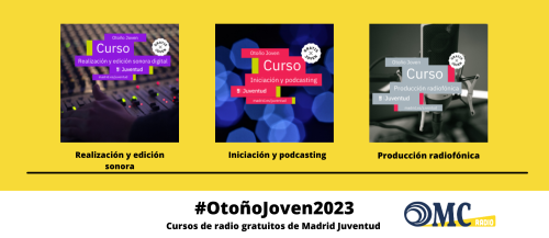 Cursos gratuitos de Radio #OtoñoJoven2023