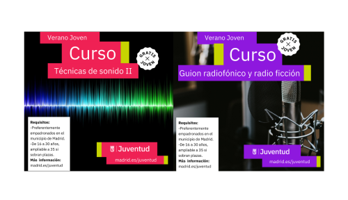 Cursos gratuitos de Radio #VeranoJoven2024