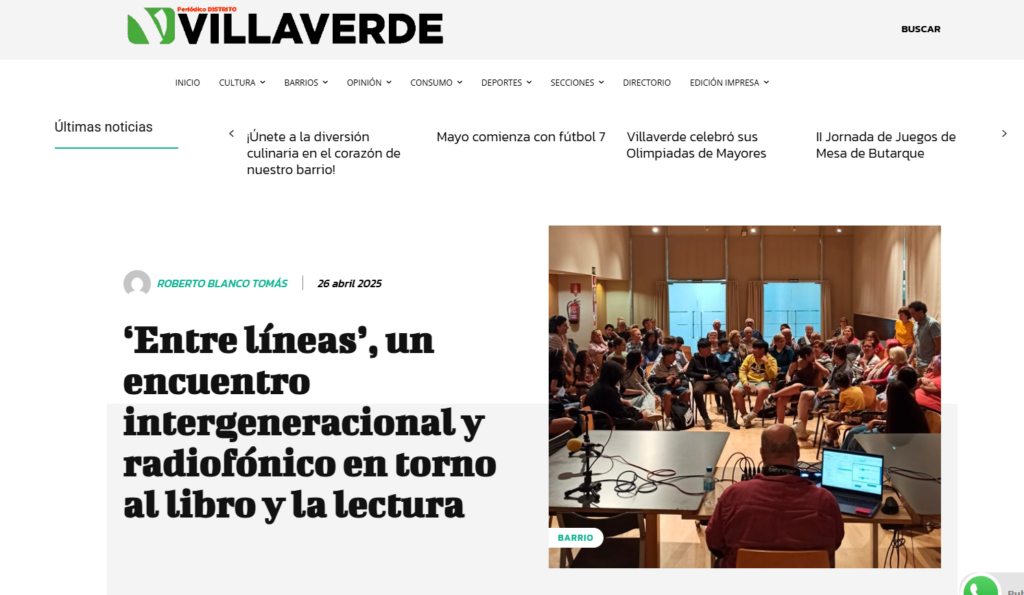 encuentro entre líneas