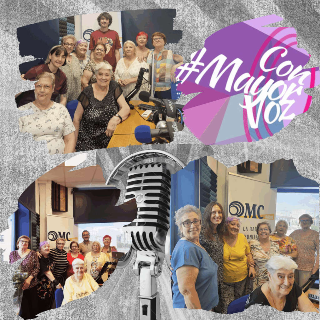 Las Lideresas de Villaverde del programa Con Mayor Voz en acción